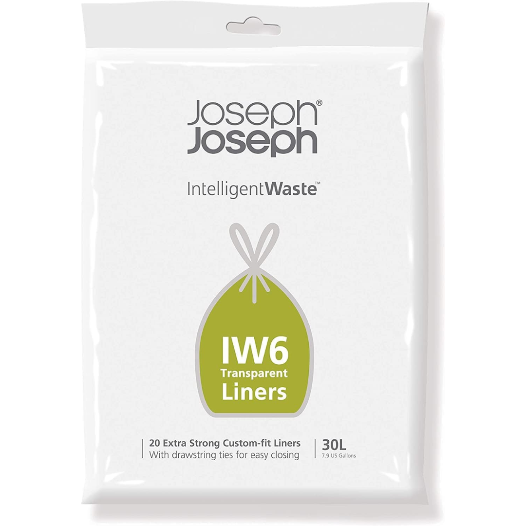 Joseph Joseph IW6 30L Custom-fit Liners 20 Pcs[Grey] - Red Rhino