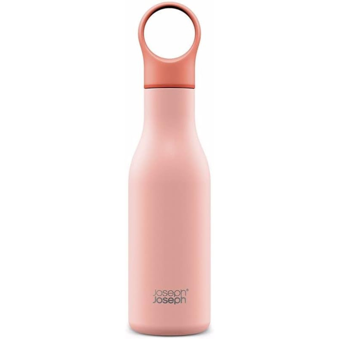 Joseph Joseph Loop Water Bottle 500 ml (17 oz) - Coral - Red Rhino