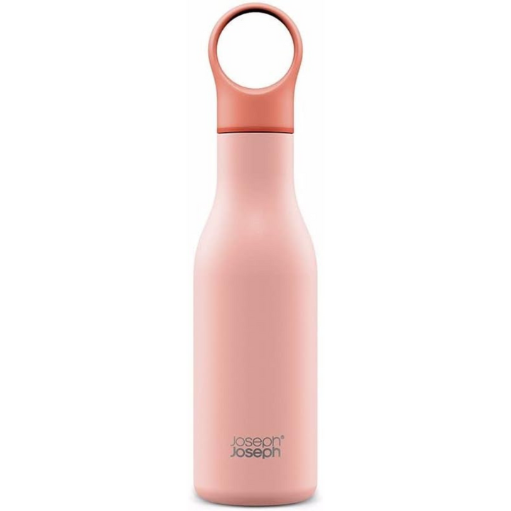 Joseph Joseph Loop Water Bottle 500 ml (17 oz) - Coral - Red Rhino