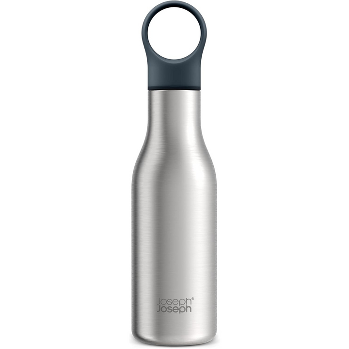 Joseph Joseph Loop Water Bottle 500Ml - [Steel/Grey] - Red Rhino