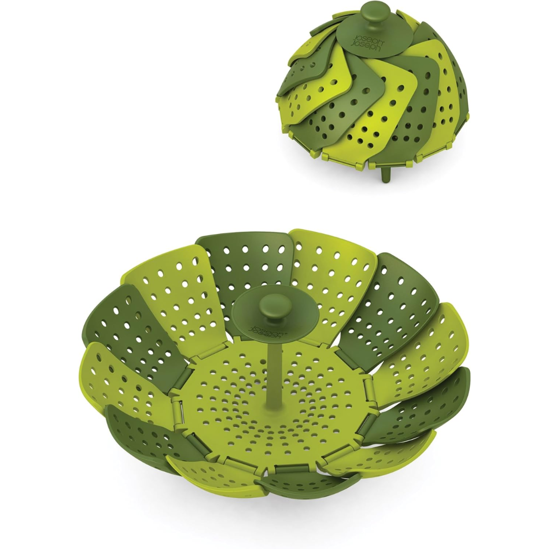 Joseph Joseph Lotus Steamer Dark Green - Red Rhino