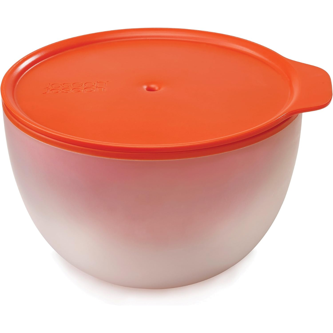 Joseph Joseph M-Cuisine Cool-Touch Microwave Bowl - Stone/Orange - Red Rhino