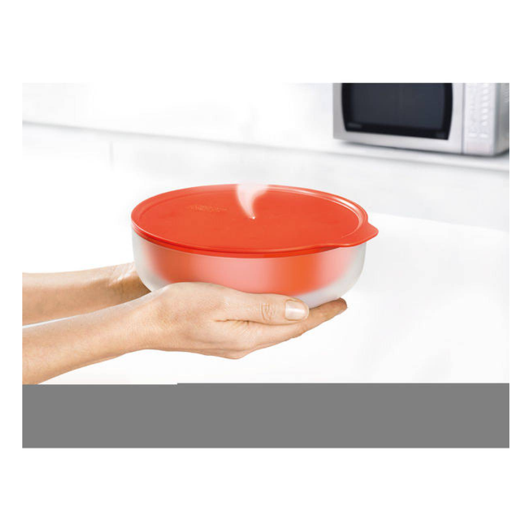 Joseph Joseph M-Cuisine Cool Touch Microwave Dish - Stone/Orange-45006 - Red Rhino