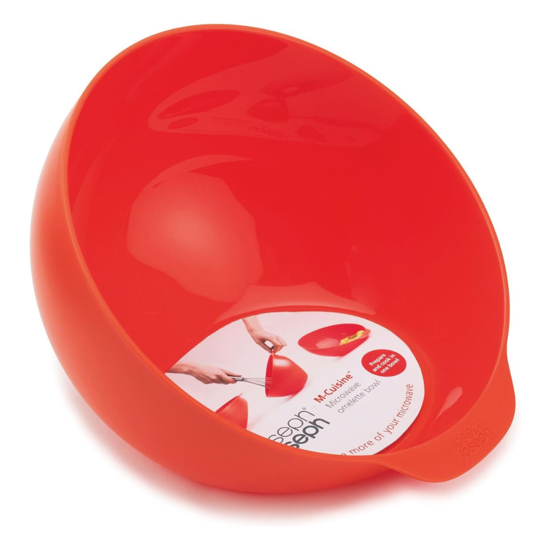 Joseph Joseph M-Cuisine Microwave Omlette Bowl - Stone/Orange - Red Rhino