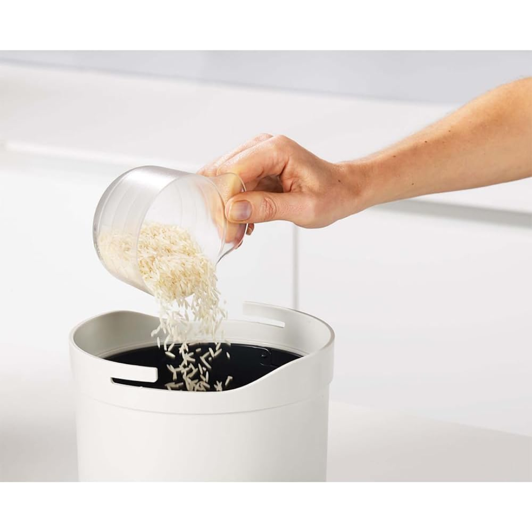 Joseph Joseph M-Cuisine Microwave Rice and Grain Cooker - Stone/Orange - Red Rhino