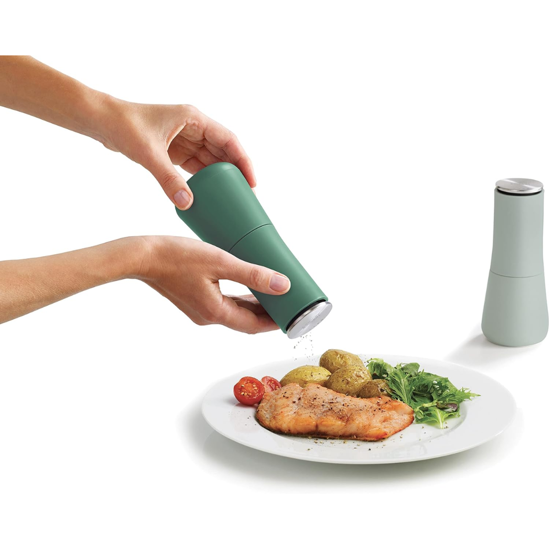 Joseph Joseph Milltop Salt&Pepper Set Editions (Sage) - Red Rhino