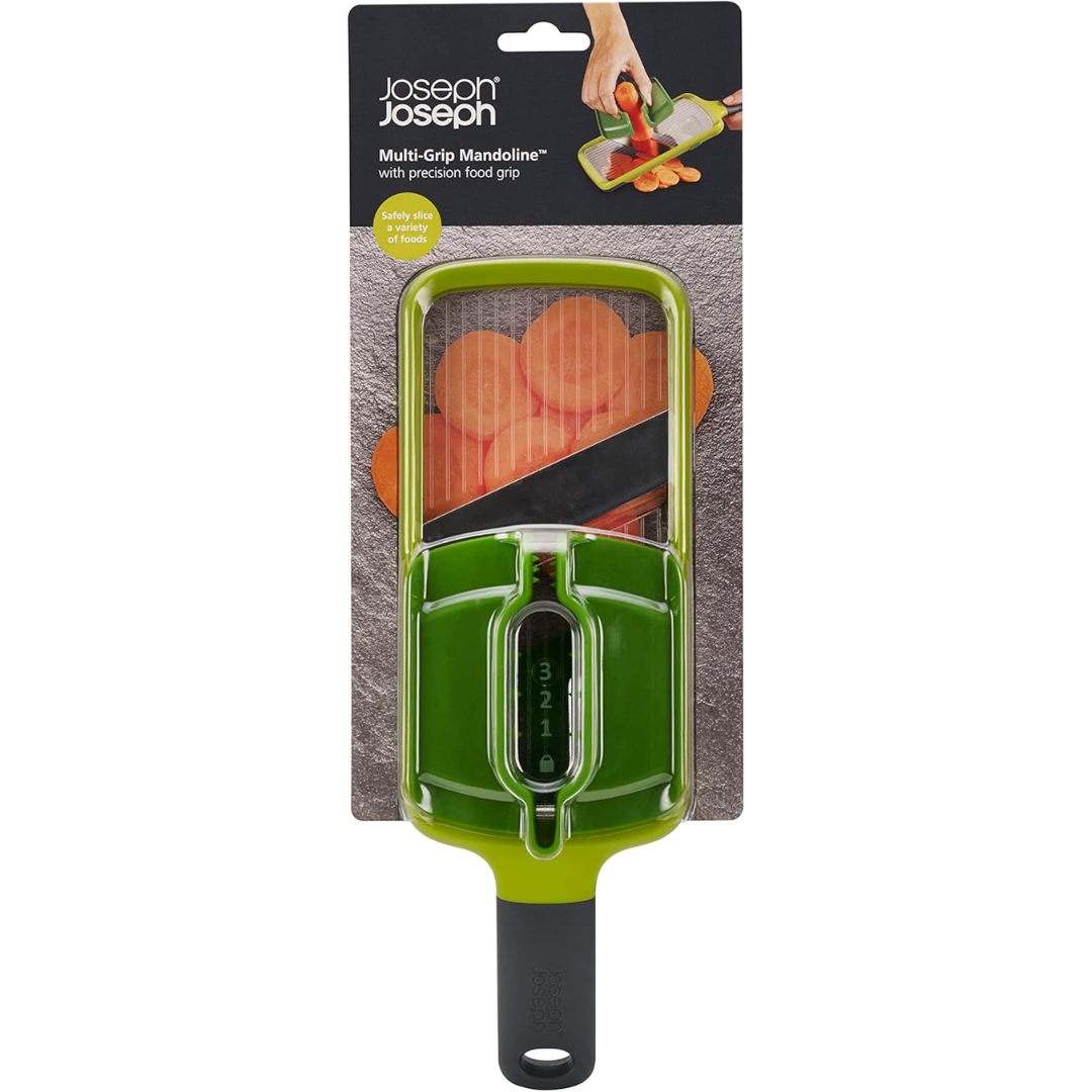 Joseph Joseph Multi-Grip Mandoline - Green - Red Rhino