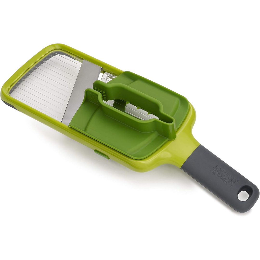 Joseph Joseph Multi-Grip Mandoline - Green - Red Rhino