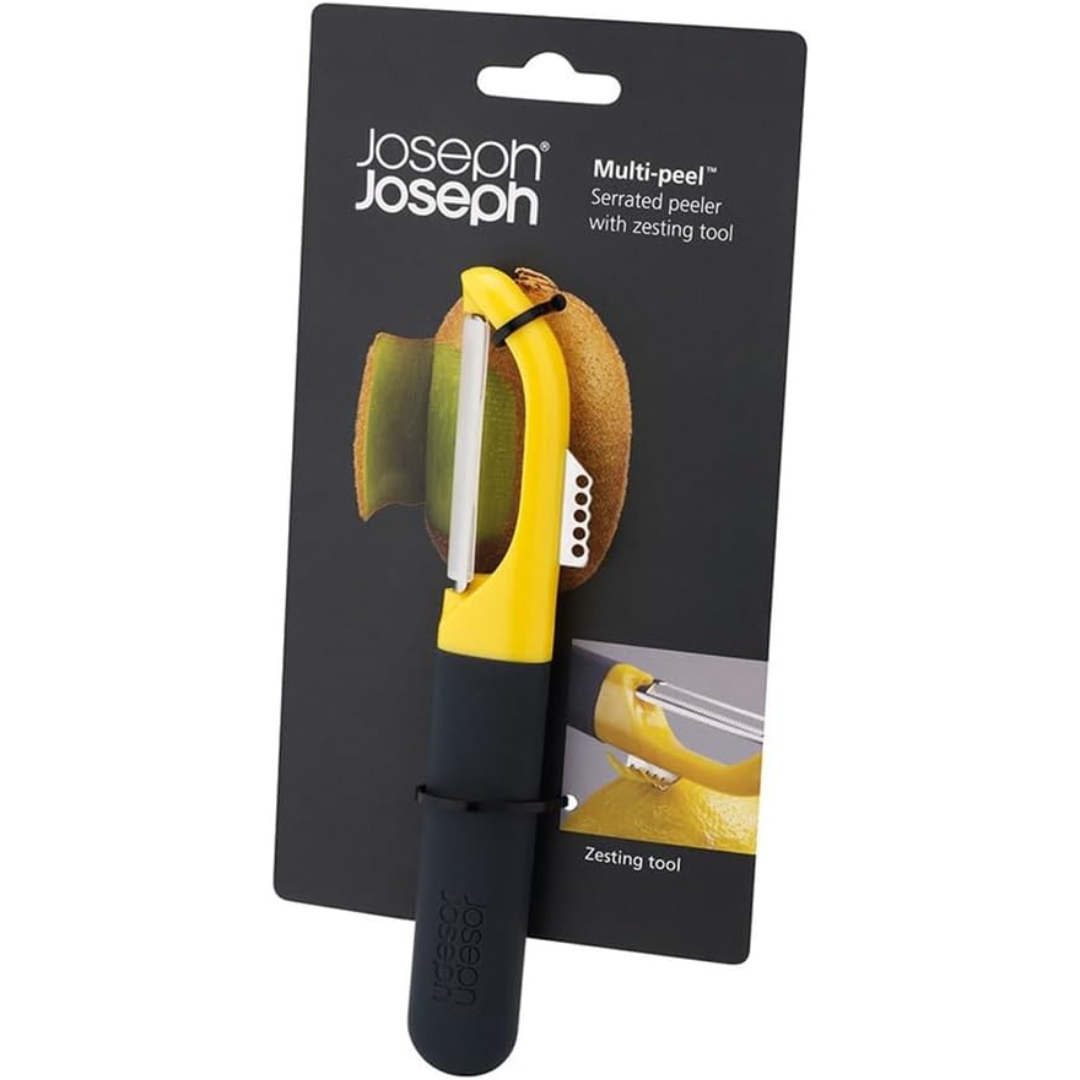 Joseph Joseph Multi-Peel - Serrated Peeler - Red Rhino