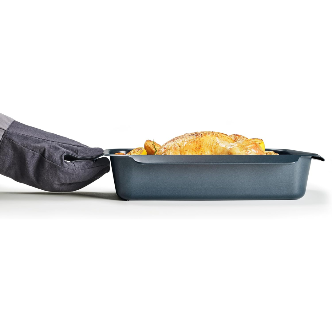 Joseph Joseph Nest Oven Set of 3 Roasting Trays - Red Rhino