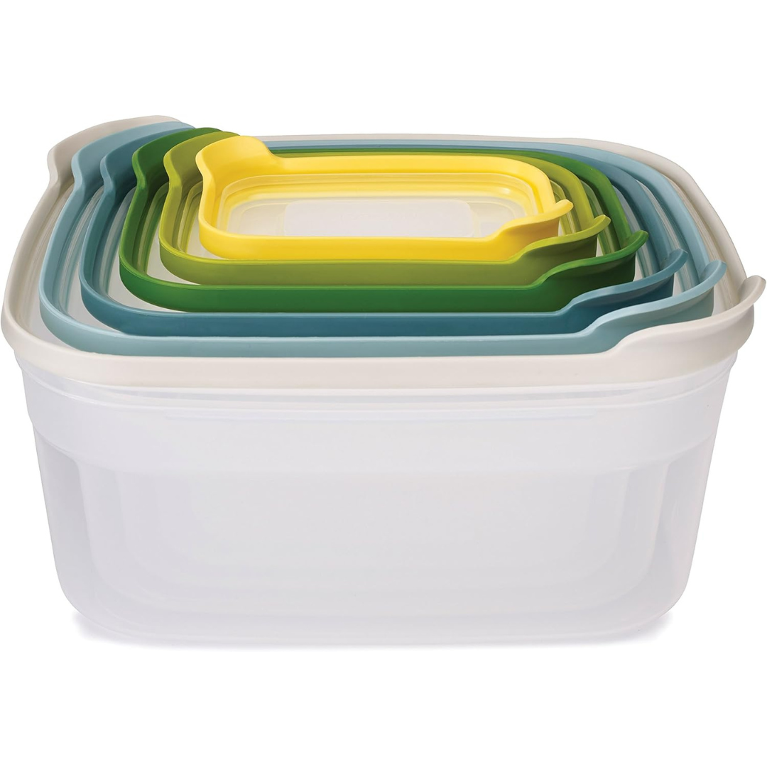 Joseph Joseph Nest Storage 6pc - Opal - Red Rhino