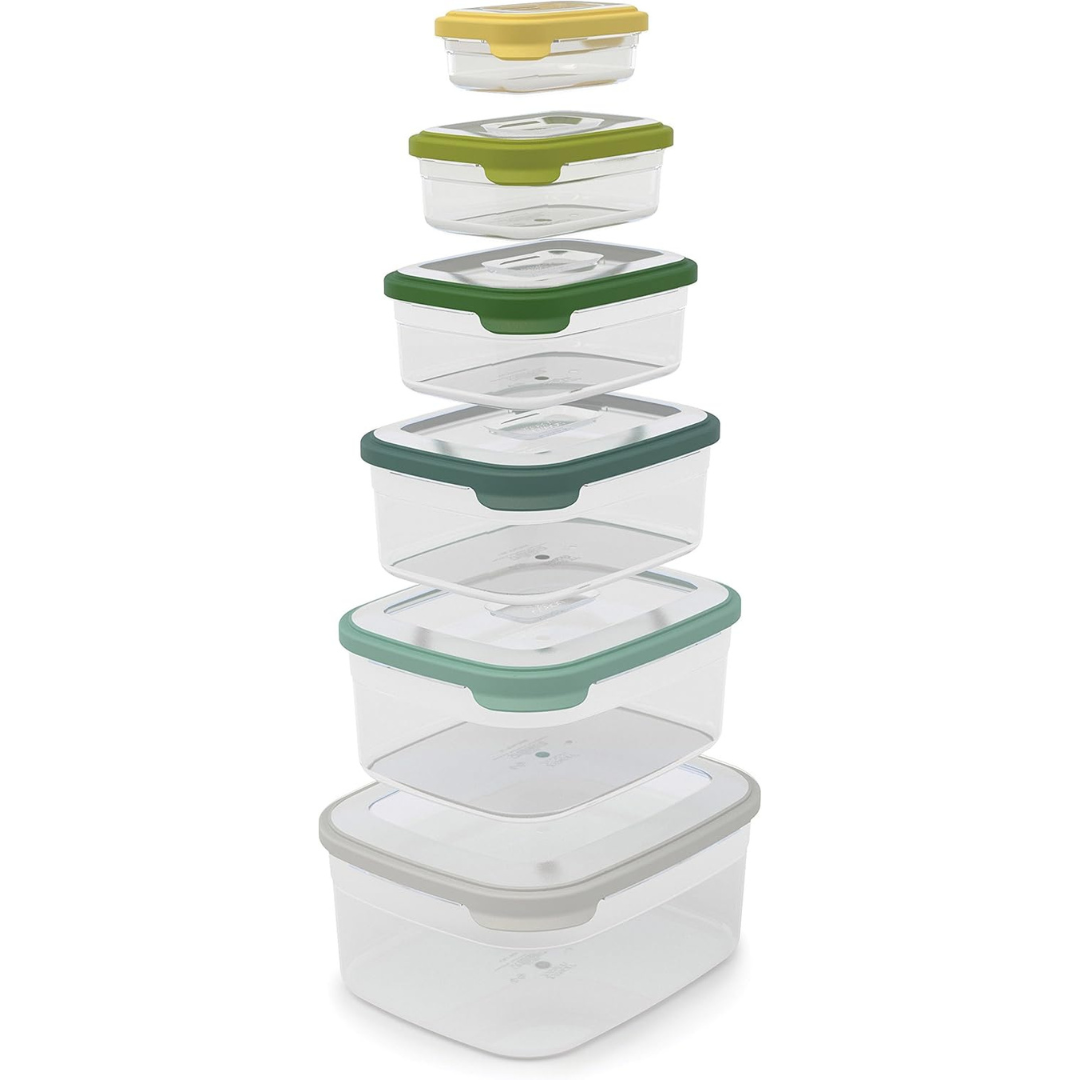 Joseph Joseph Nest Storage 6pc - Opal - Red Rhino