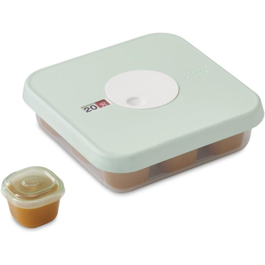 Joseph Joseph Dial Storage 5-Piece Baby Food Container Set (Stage 2) - Red Rhino