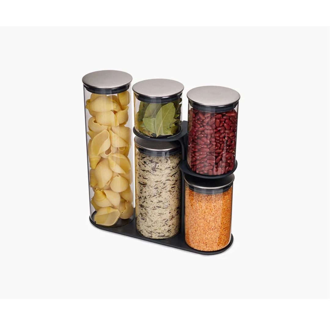 Joseph Joseph Podium Steel Storage Container - Red Rhino