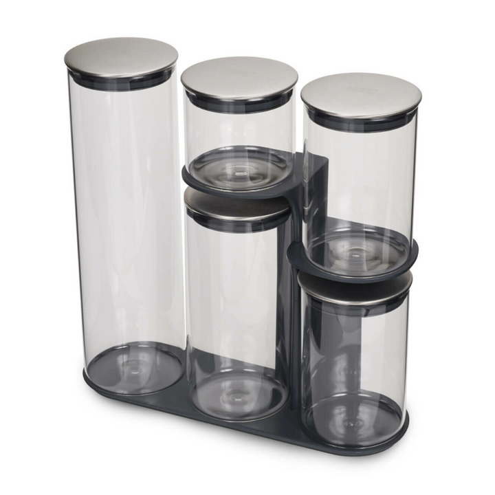 Joseph Joseph Podium Steel Storage Container - Red Rhino