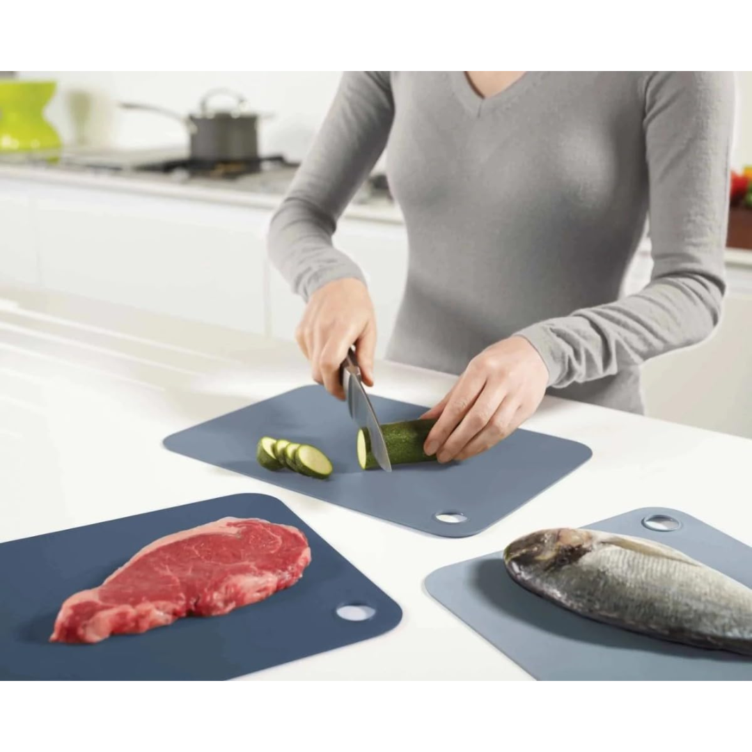 Joseph Joseph Pop Chopping Mats (Set of 3) - Sky - Red Rhino