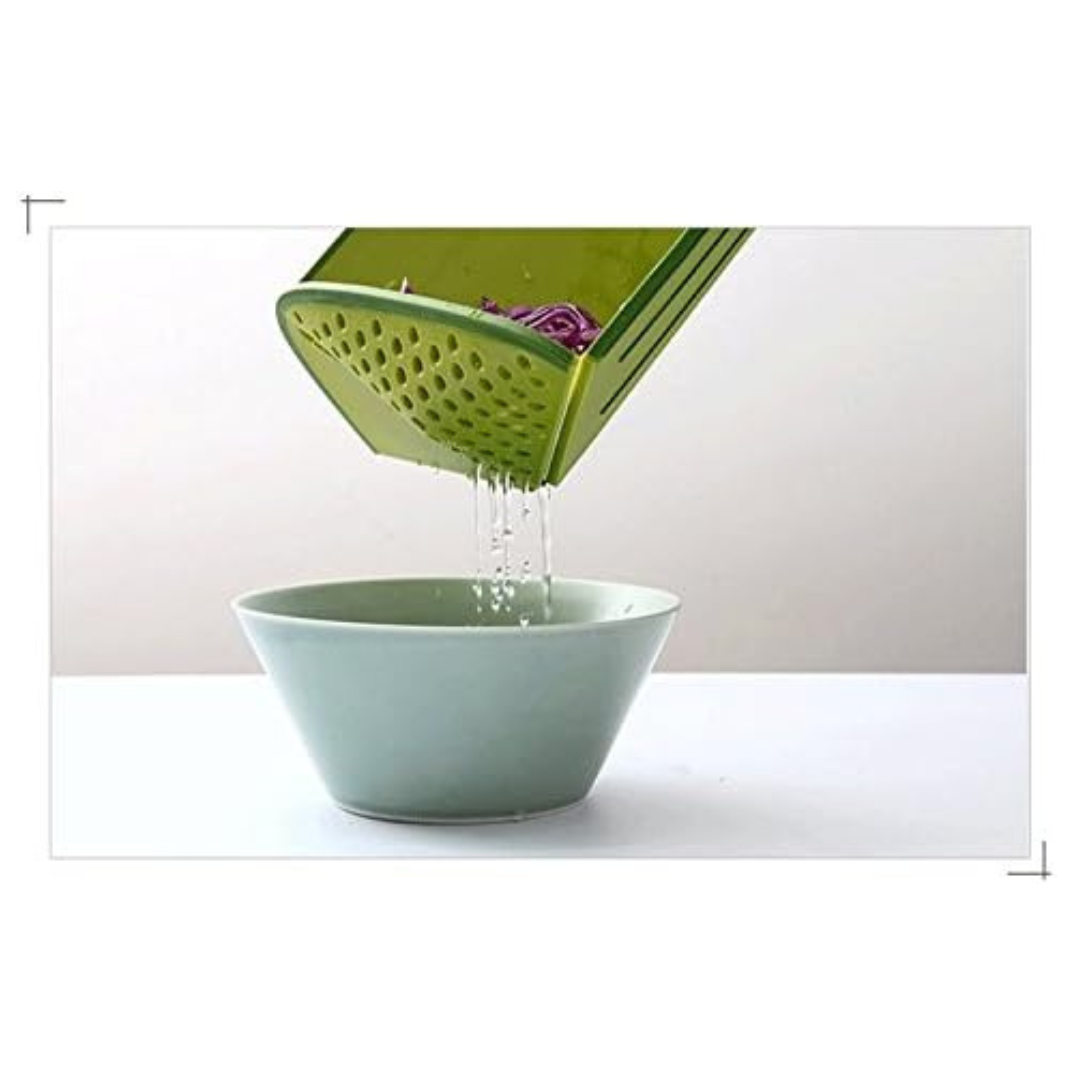 Joseph Joseph Rinse & Chop Plus Green - Red Rhino