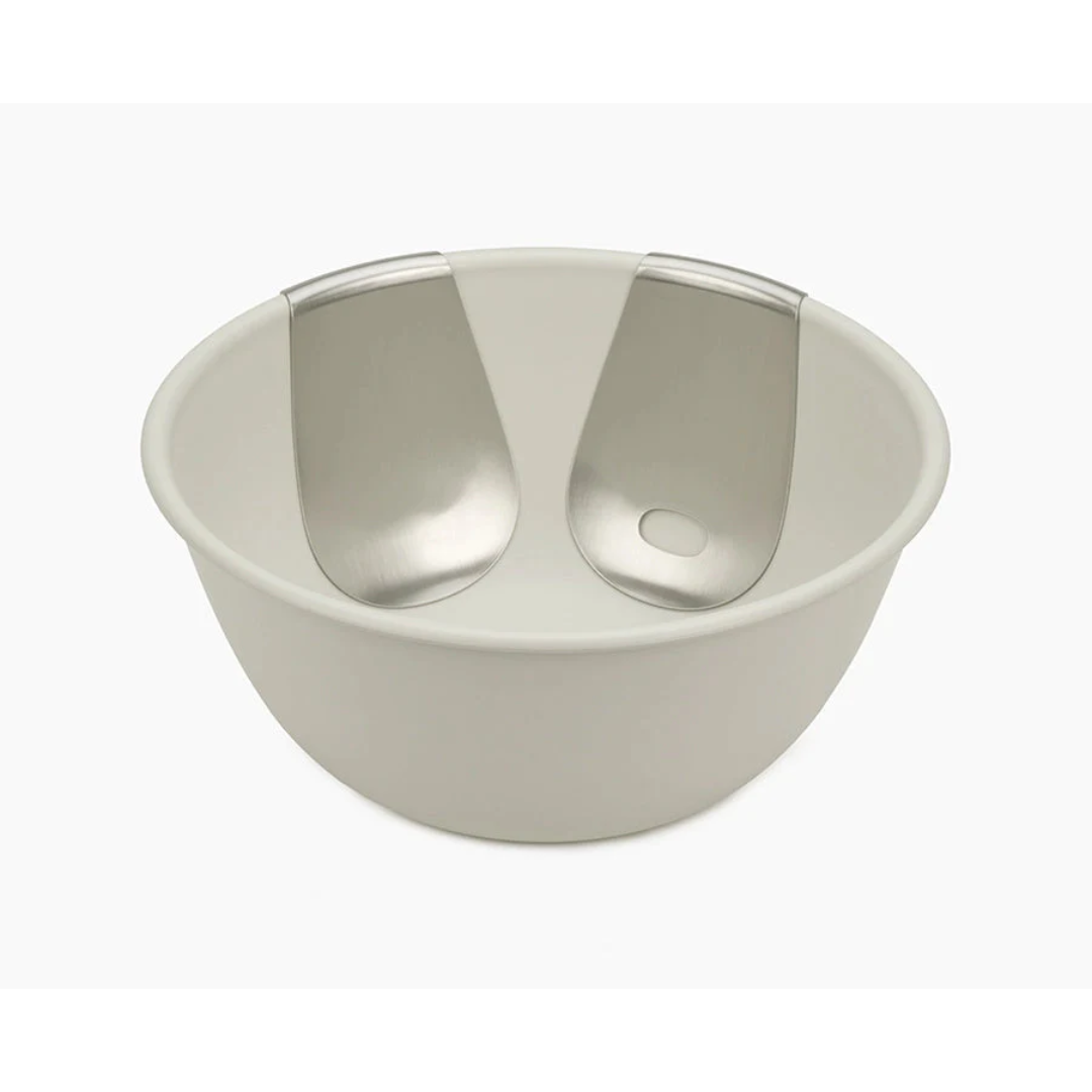 Joseph Joseph Salad Bowl & Servers White - Red Rhino
