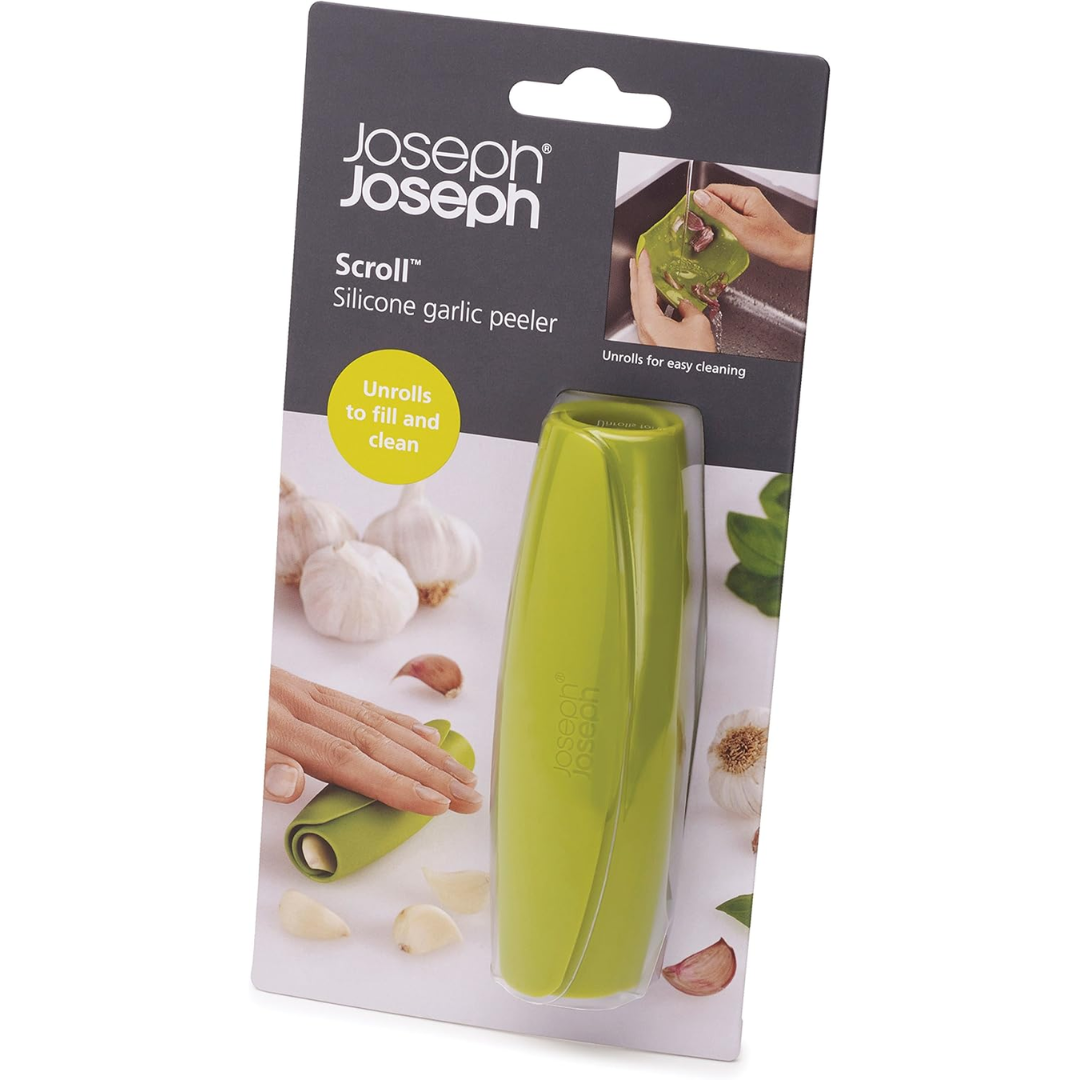 Joseph Joseph Scroll Garlic Peeler - Green - Red Rhino