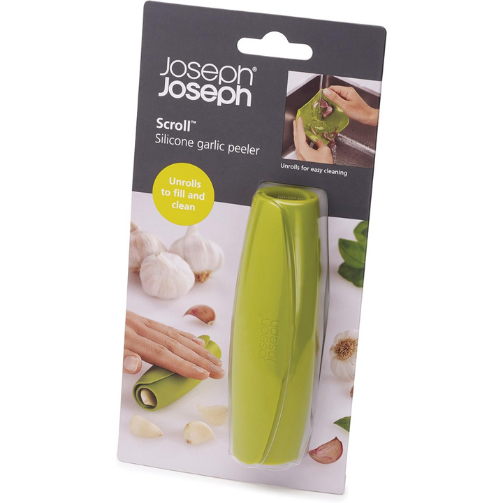 Joseph Joseph Scroll Garlic Peeler - Green - Red Rhino