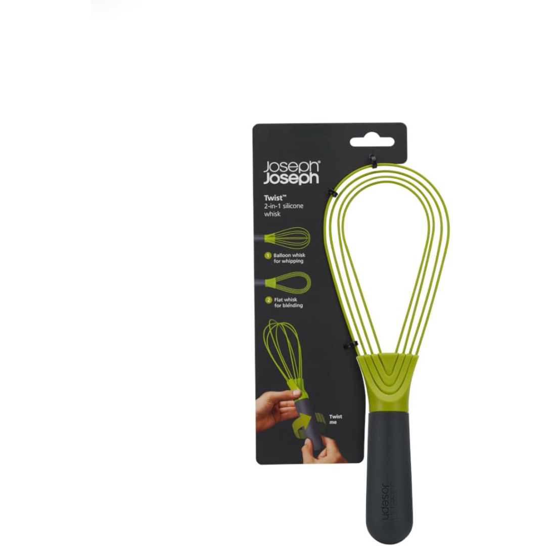 Joseph Joseph Whisk & Scrap Whisk Green - Red Rhino