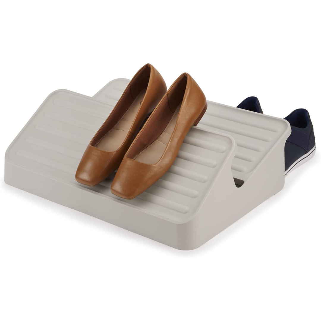 Joseph Joseph Shoe-In Large Shoe Rack (Ecru) - Red Rhino