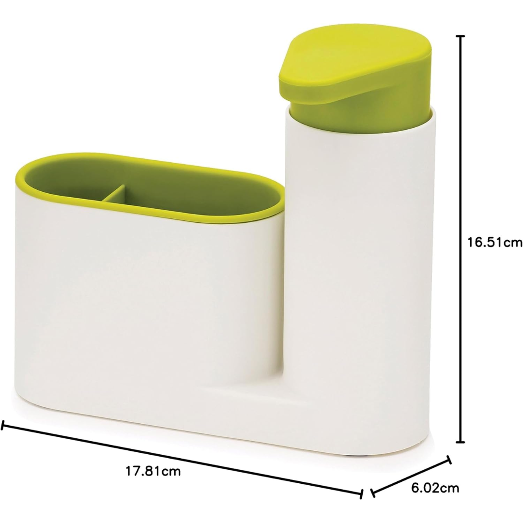 Joseph Joseph SinkBase Plus - White/ Green - Red Rhino
