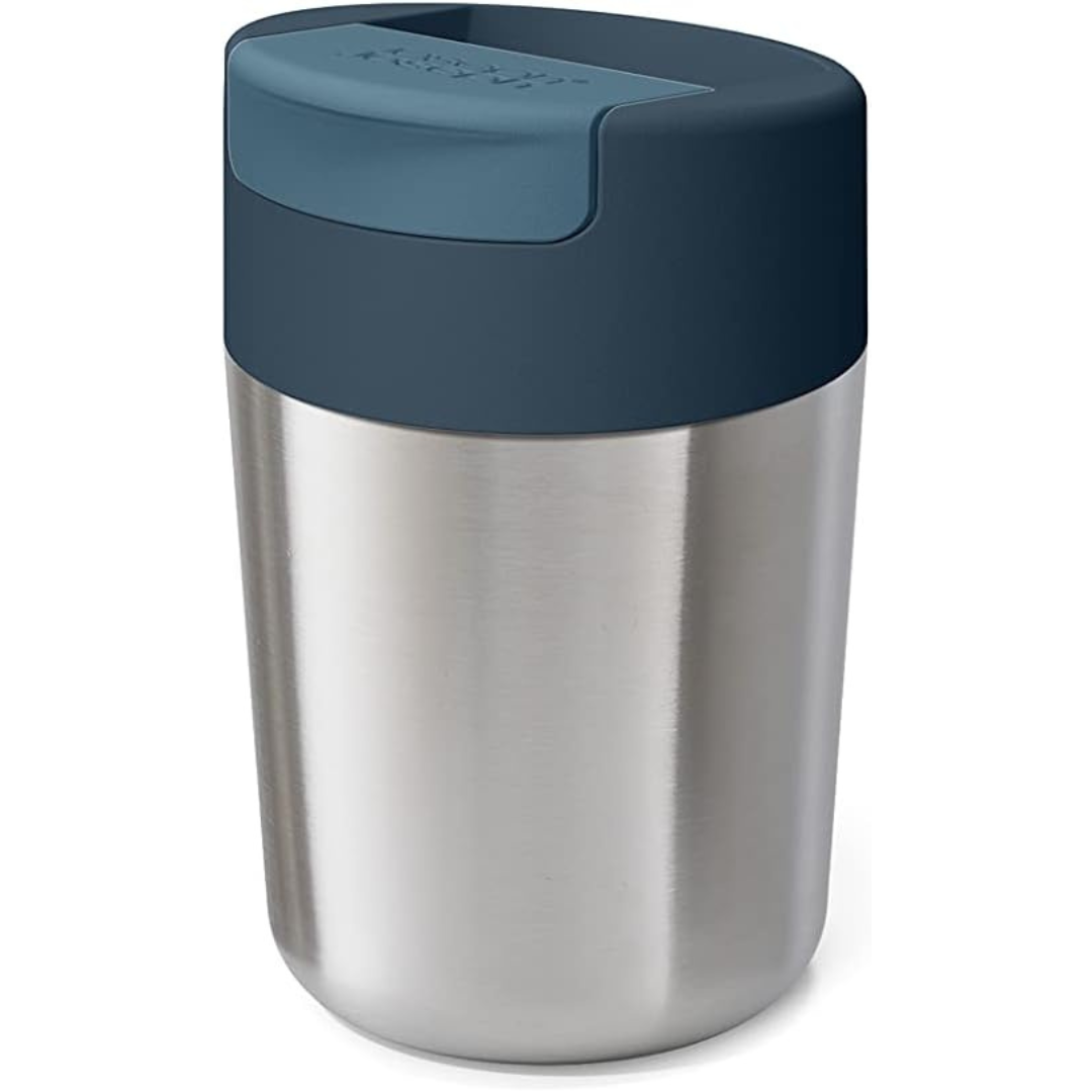 Joseph Joseph Slipp Steel Travel Mug 340ml [Anthracite] - Red Rhino