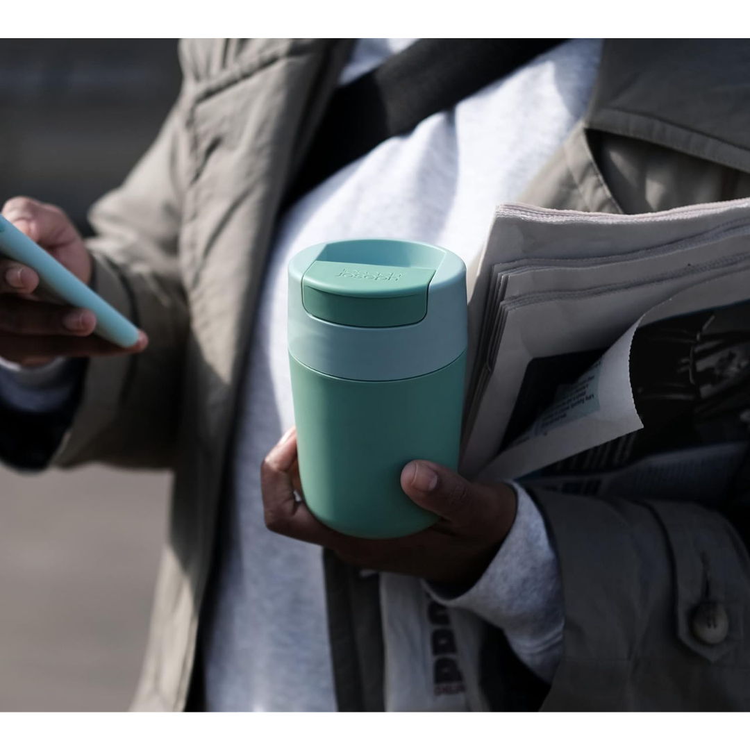 Joseph Joseph Slipp Travel Mug 340ml [Green] - Red Rhino