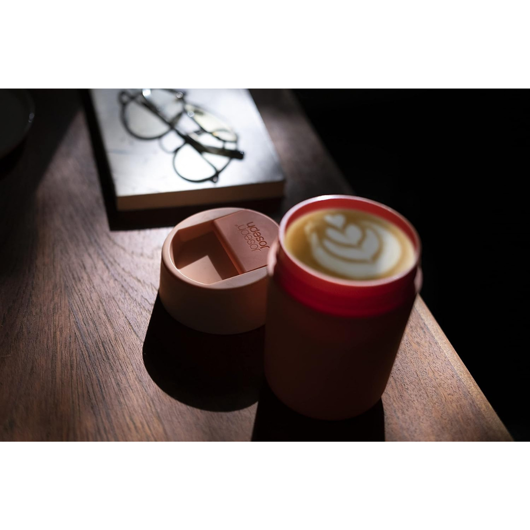Joseph Joseph Slipp Travel Mug 340ml [coral] - Red Rhino