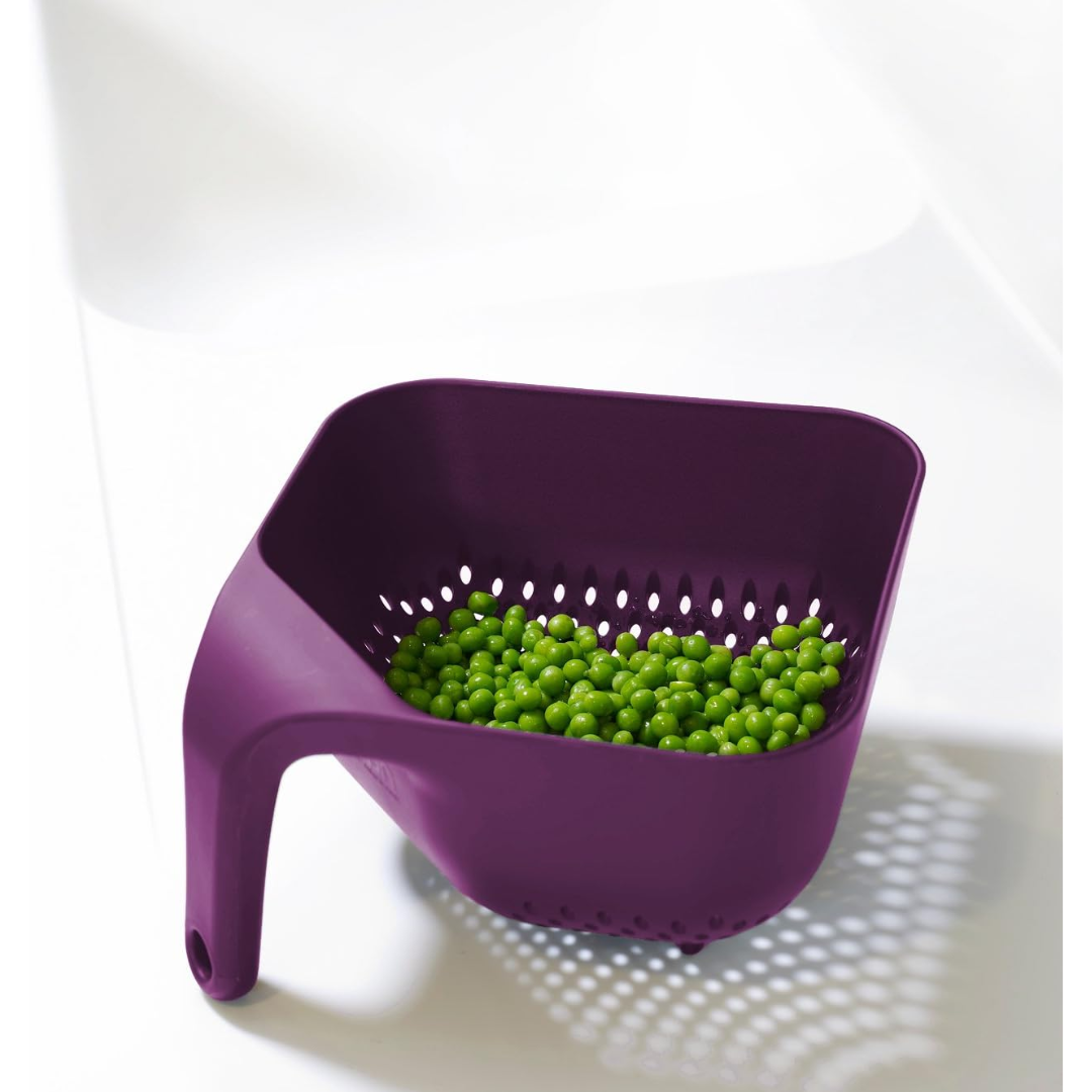 Joseph Joseph Small Square Colander Aubergine - Red Rhino