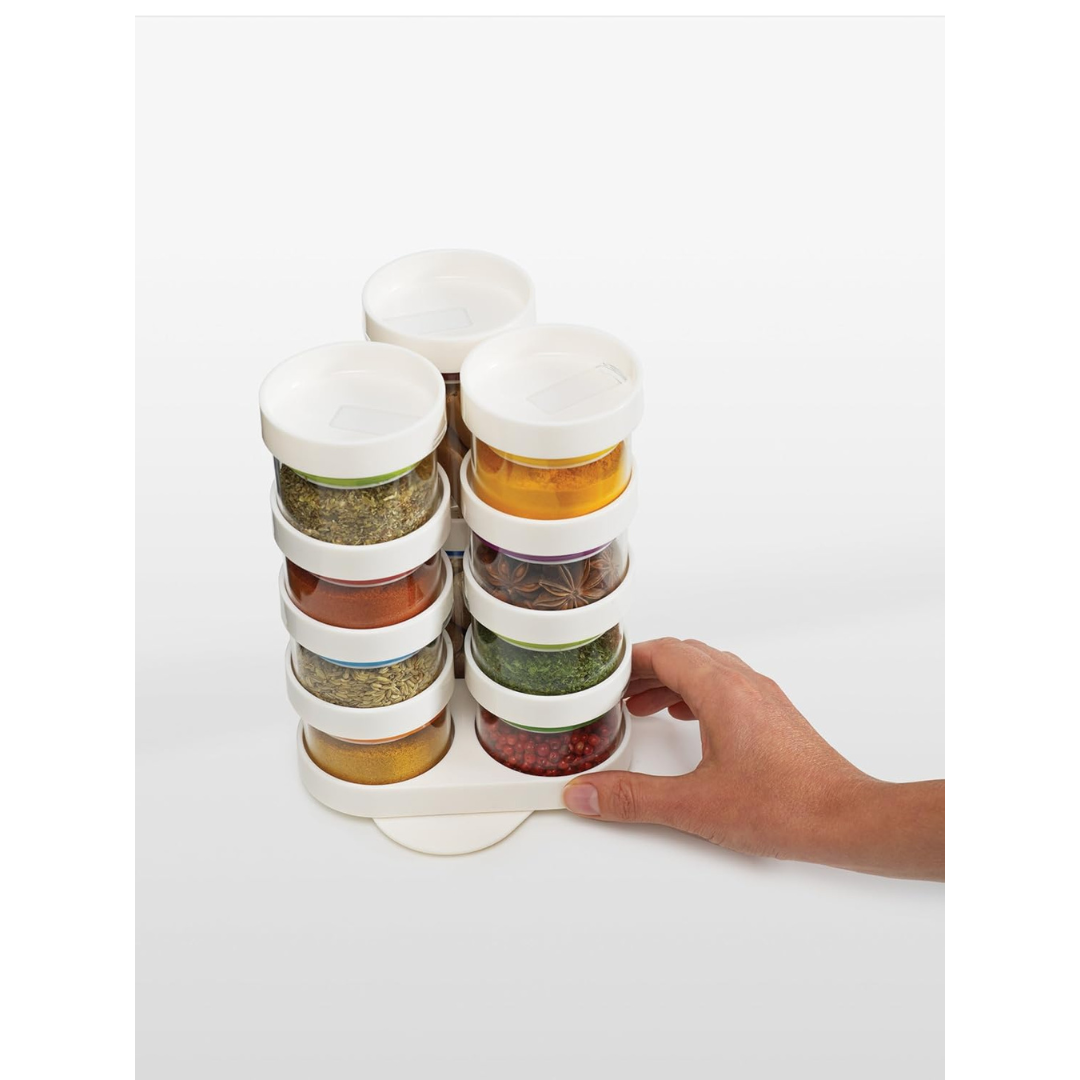 Joseph Joseph Spice Store - Carousel White - Red Rhino