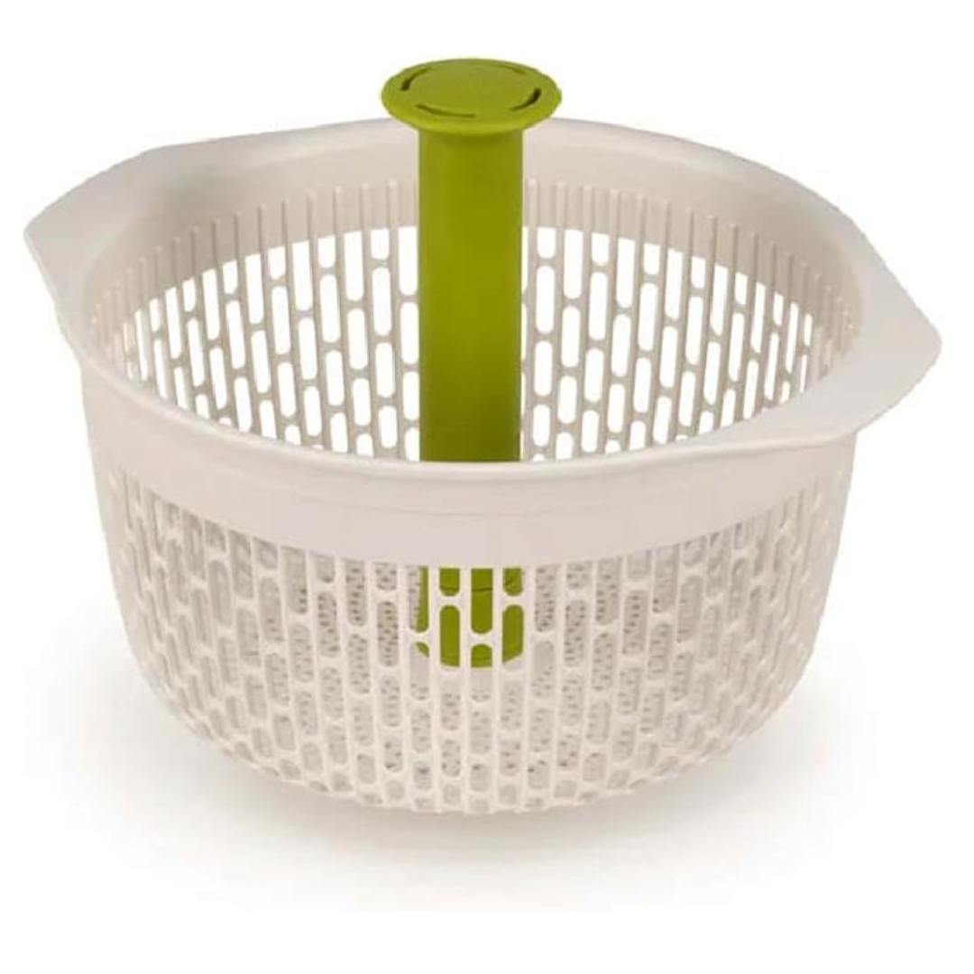 Joseph Joseph Spindola Salad-spinning Colander (W/Grn) - Red Rhino