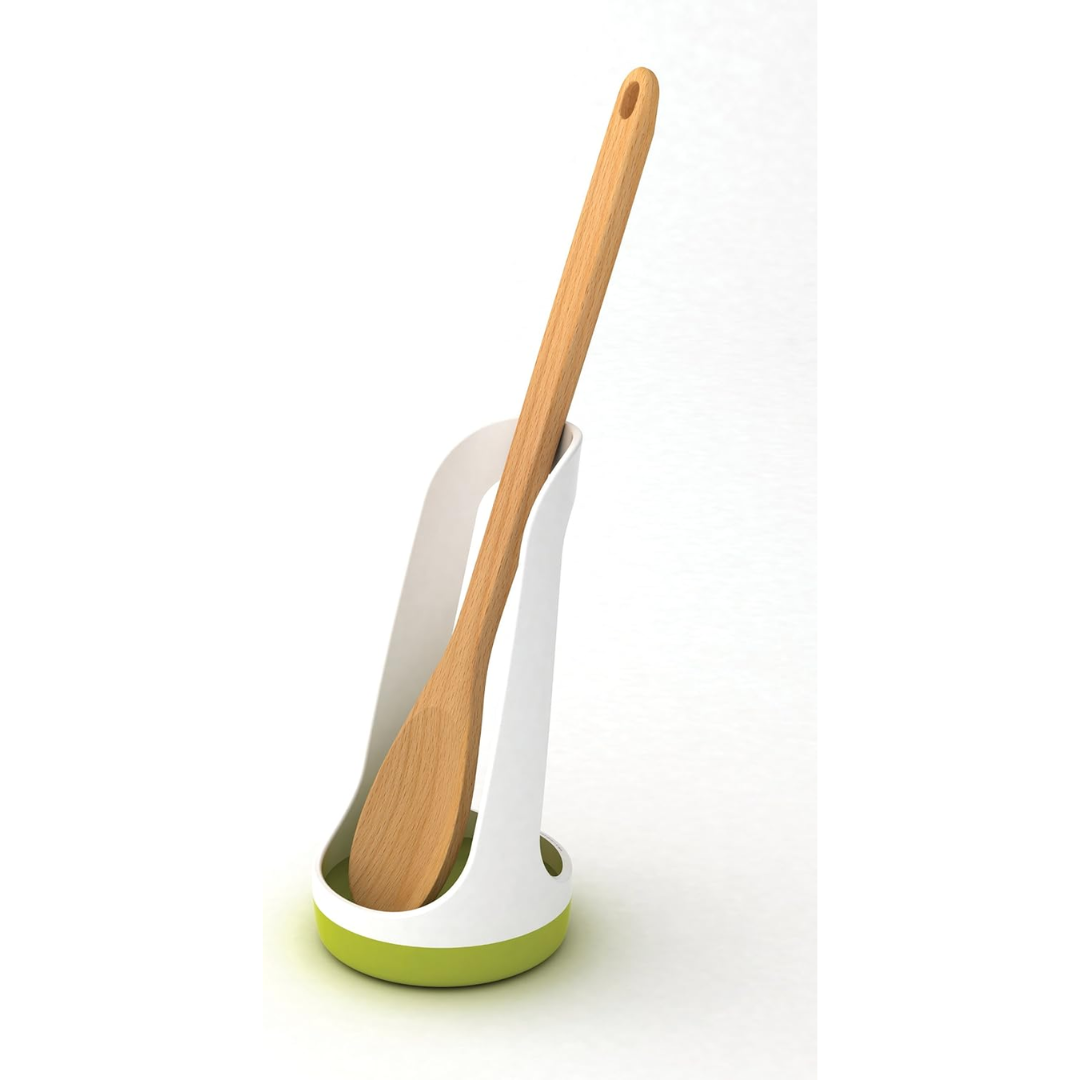 Joseph Joseph Spoon Base Utensil Rest White / Green - Red Rhino