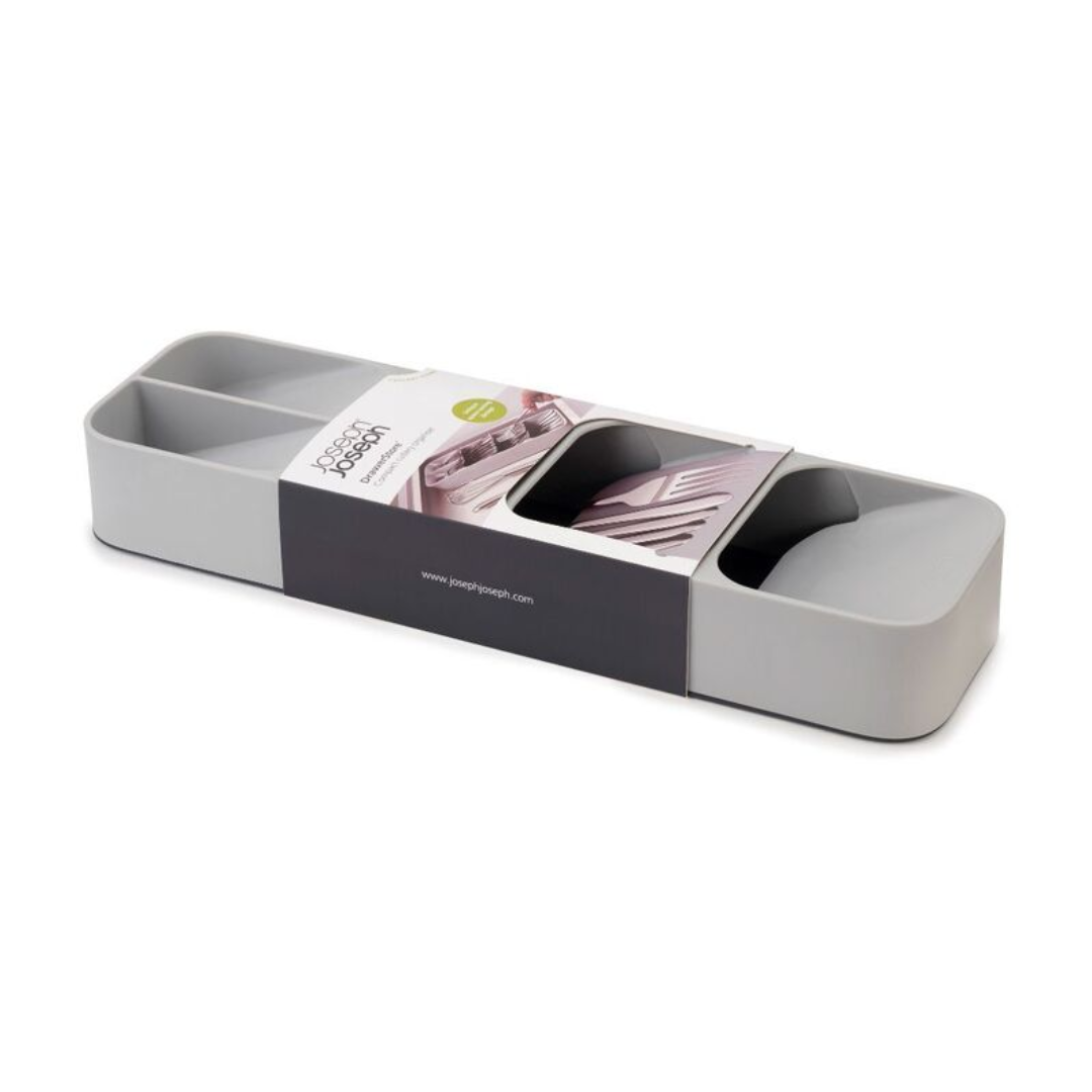 Joseph Joseph DrawerStore Compact Cutlery Organiser - Red Rhino