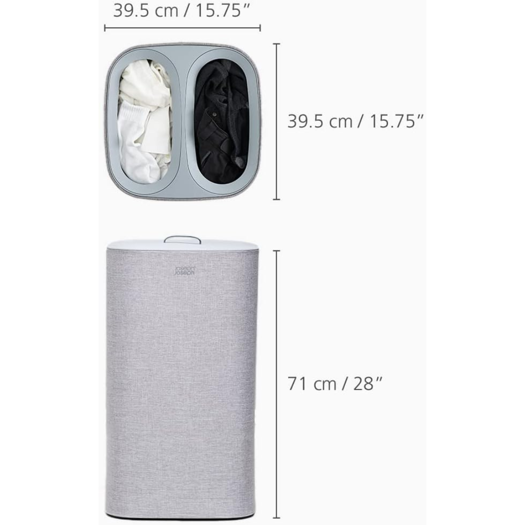 Joseph Joseph Tota 60L Laundry Basket[Grey] - Red Rhino