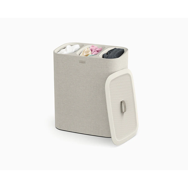 Joseph Joseph Tota Trio 90L Laundry Basket Ecru