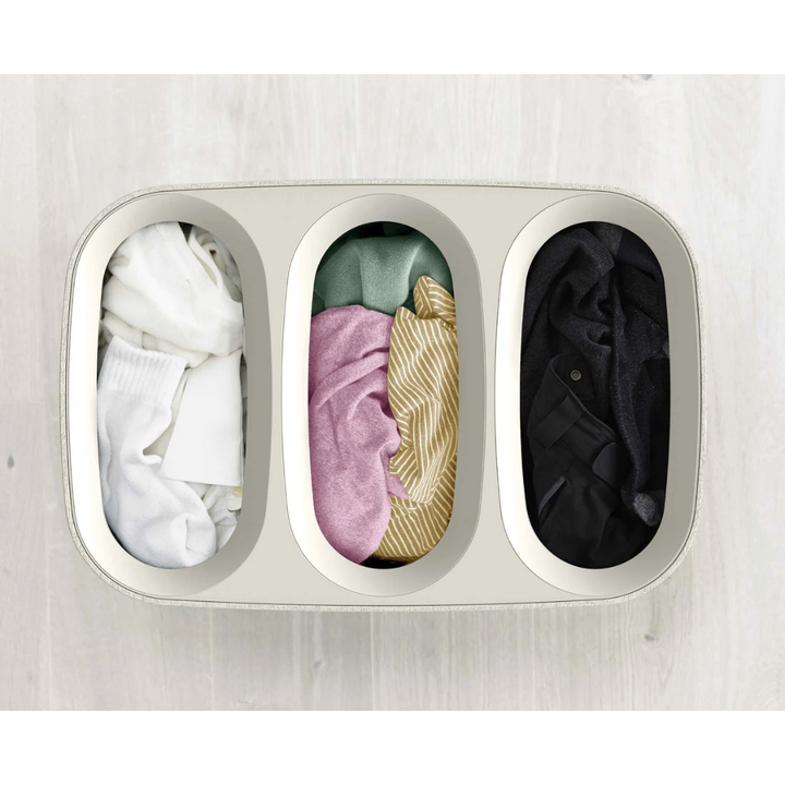 Joseph Joseph Tota Trio 90L Laundry Basket Ecru