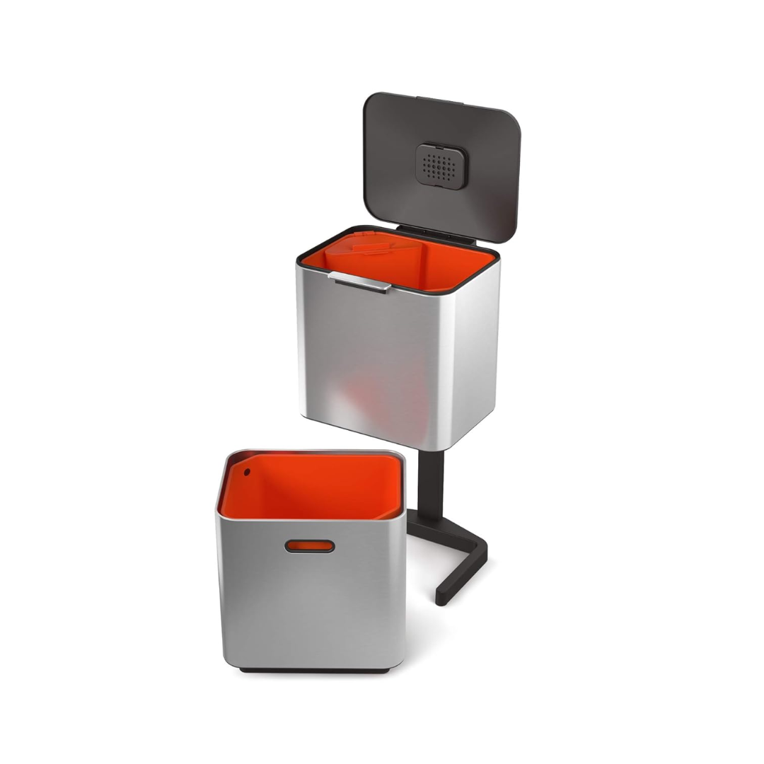 Joseph Joseph Totem Compact 40-litre Waste Separation Unit - Stone - Red Rhino