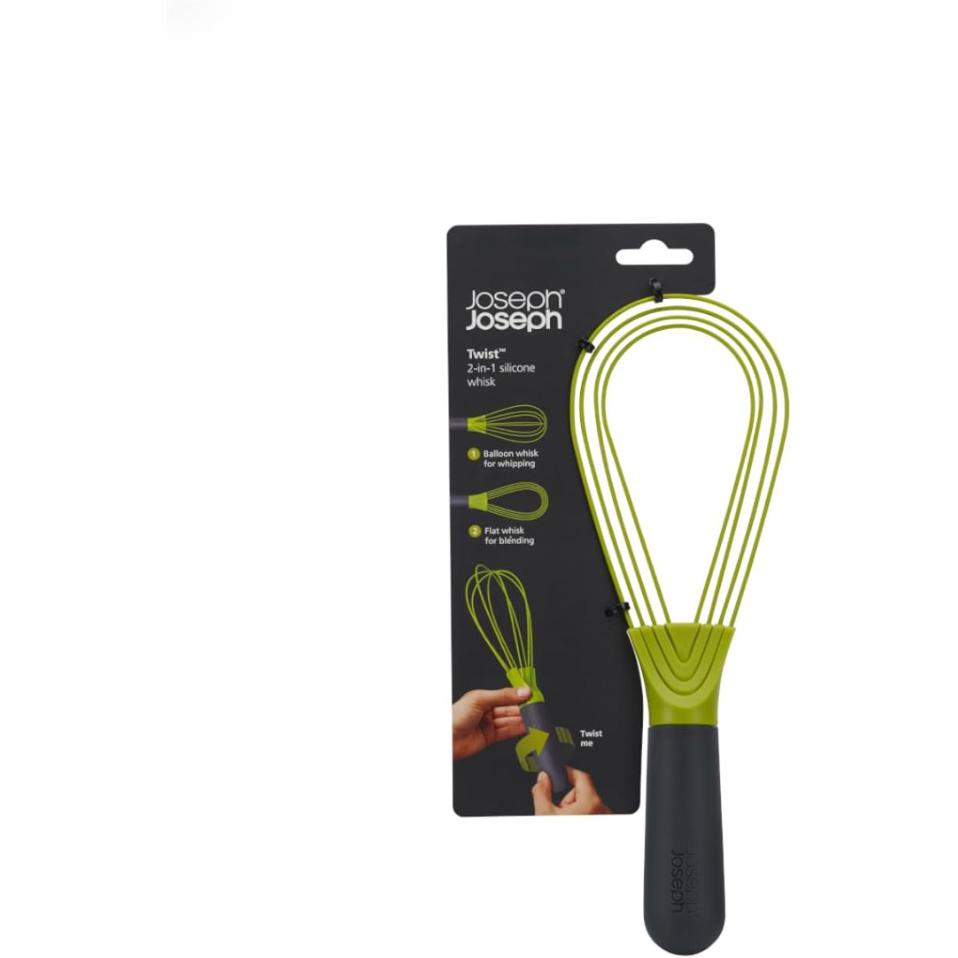 Joseph Joseph Twist Whisk - Grey/Green - Red Rhino