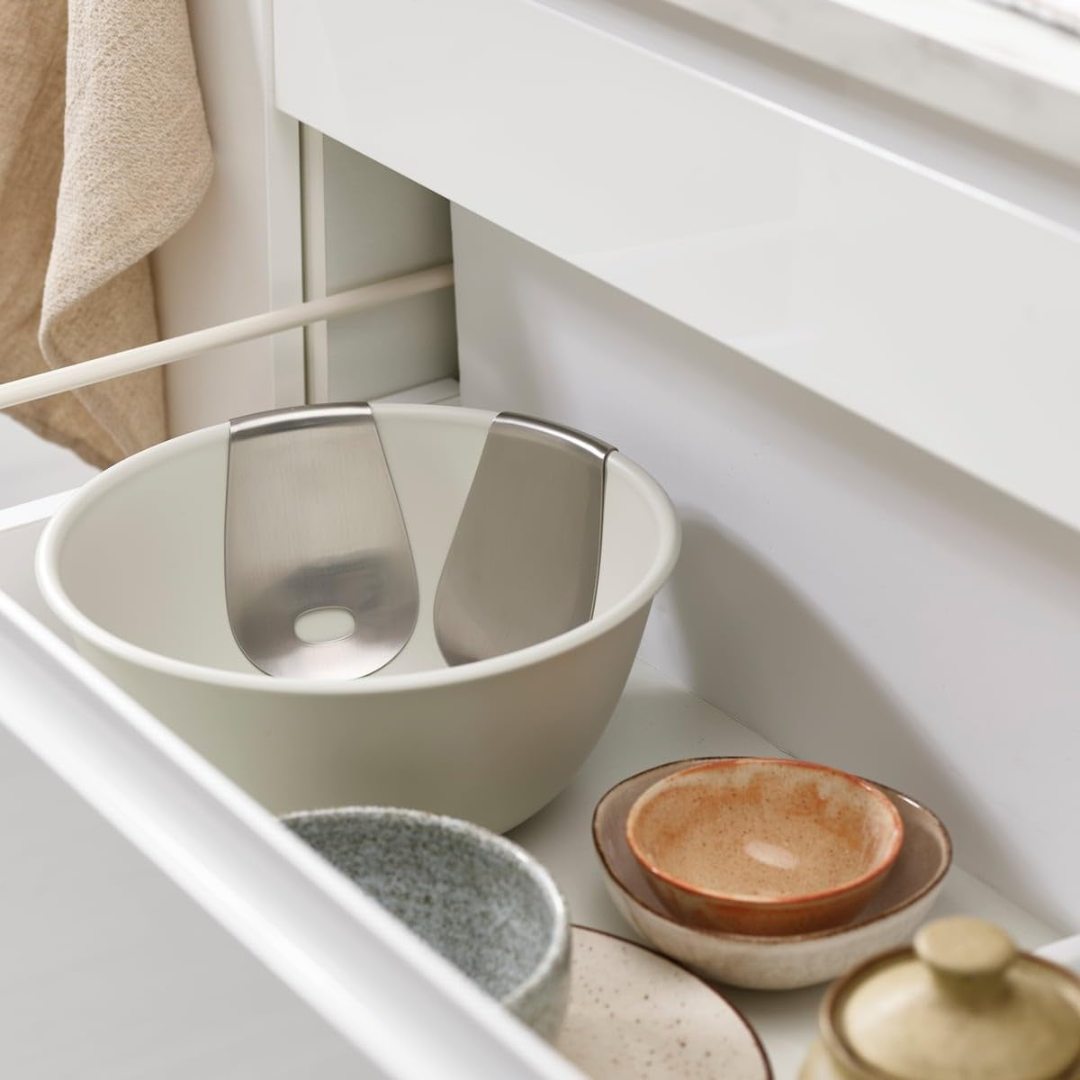 Joseph Joseph Uno Salad Bowl & Server Set - Stone - Red Rhino