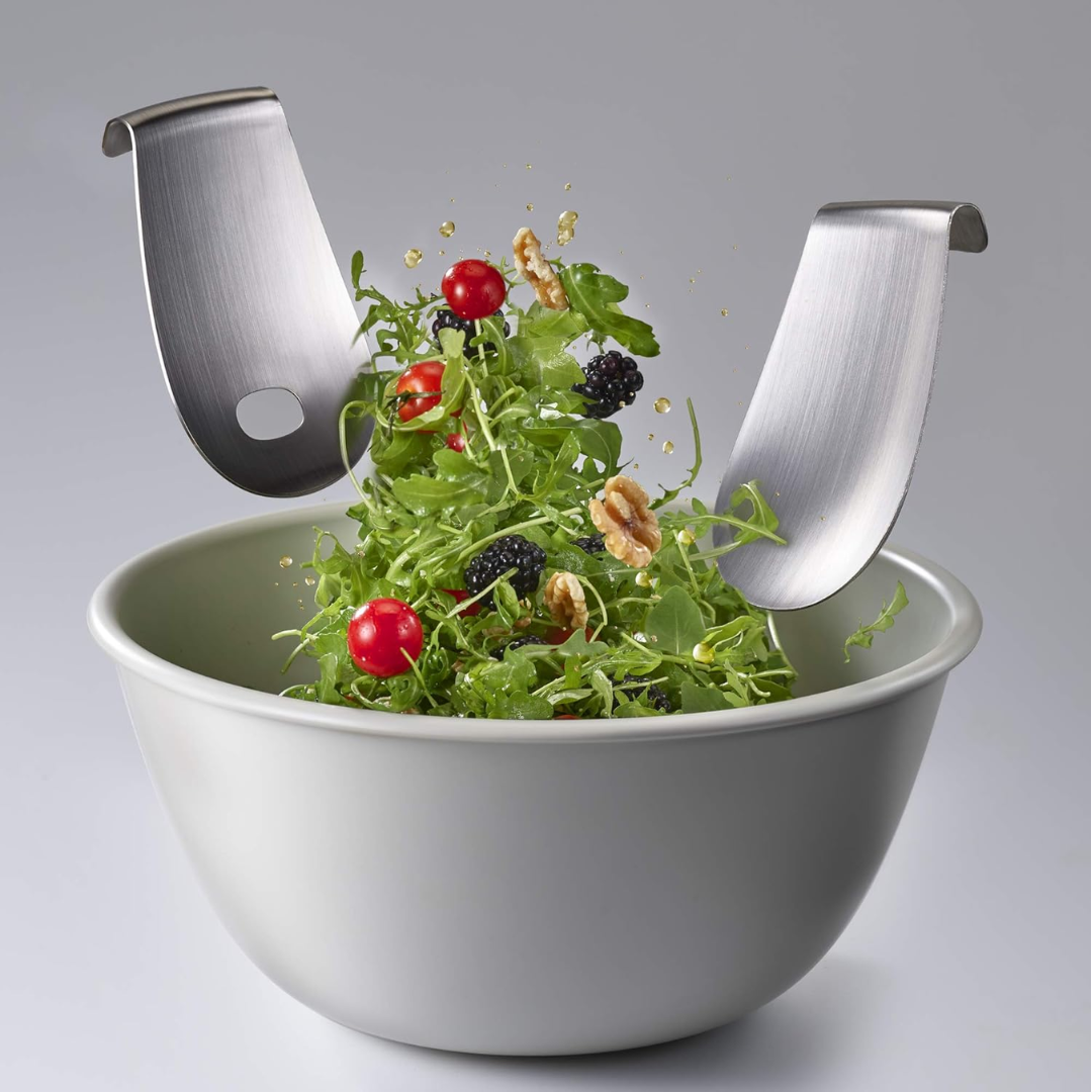 Joseph Joseph Uno Salad Bowl & Server Set - Stone - Red Rhino