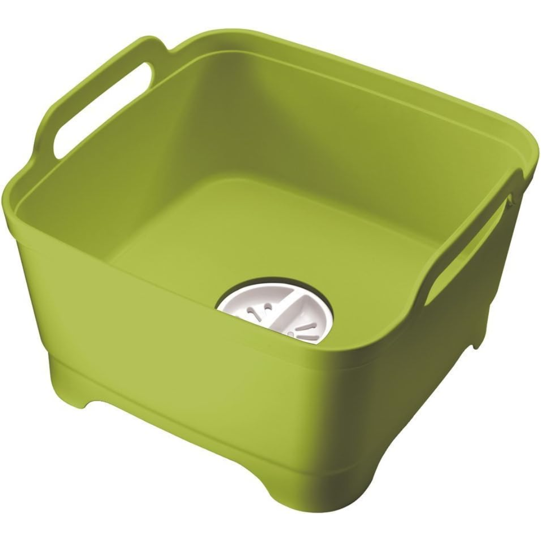 Joseph Joseph Wash & Drain Washing Up Bowl Green / Green - Red Rhino