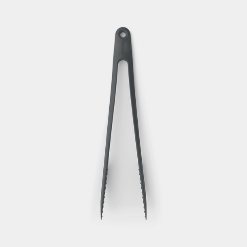 Tasty Plus granite-grey kitchen tongs with tweezers, product view