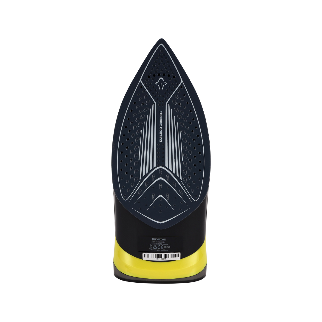 Krypton 2200W ceramic steam iron, soleplate detail