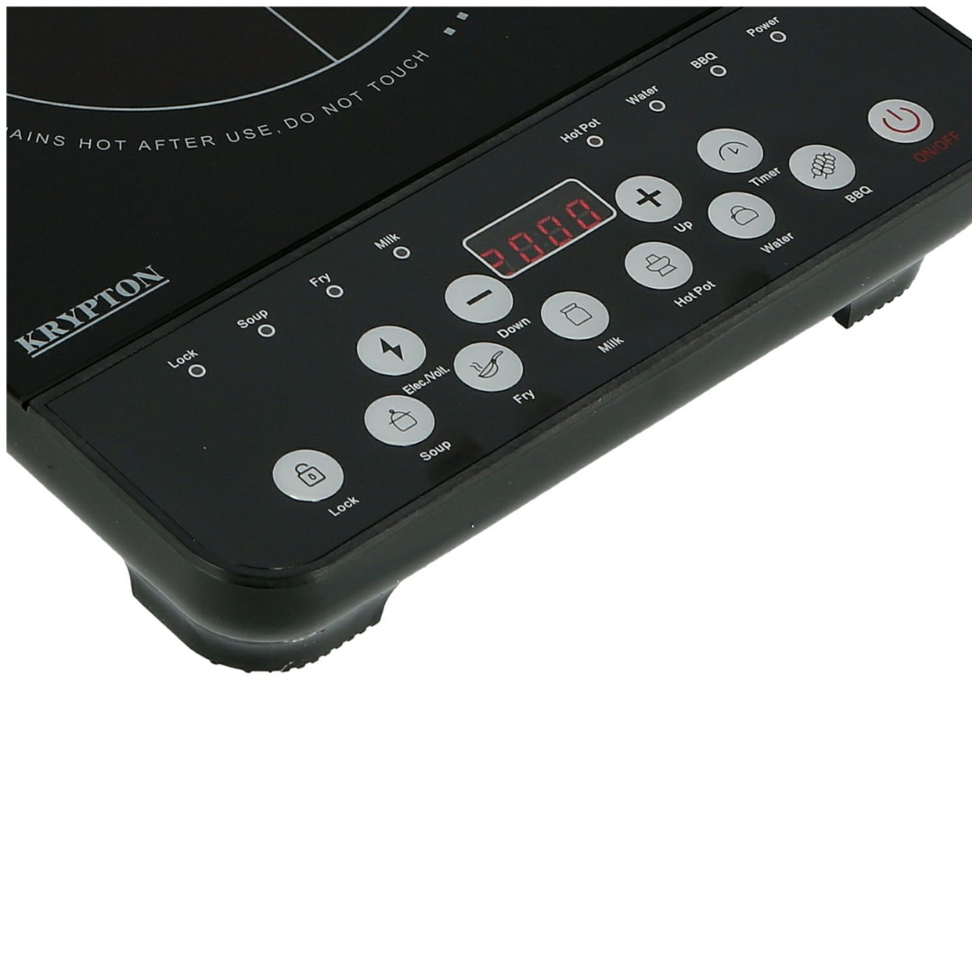 Krypton Digital Infrared Cooker 2000W Power, 10-Level Control - Red Rhino