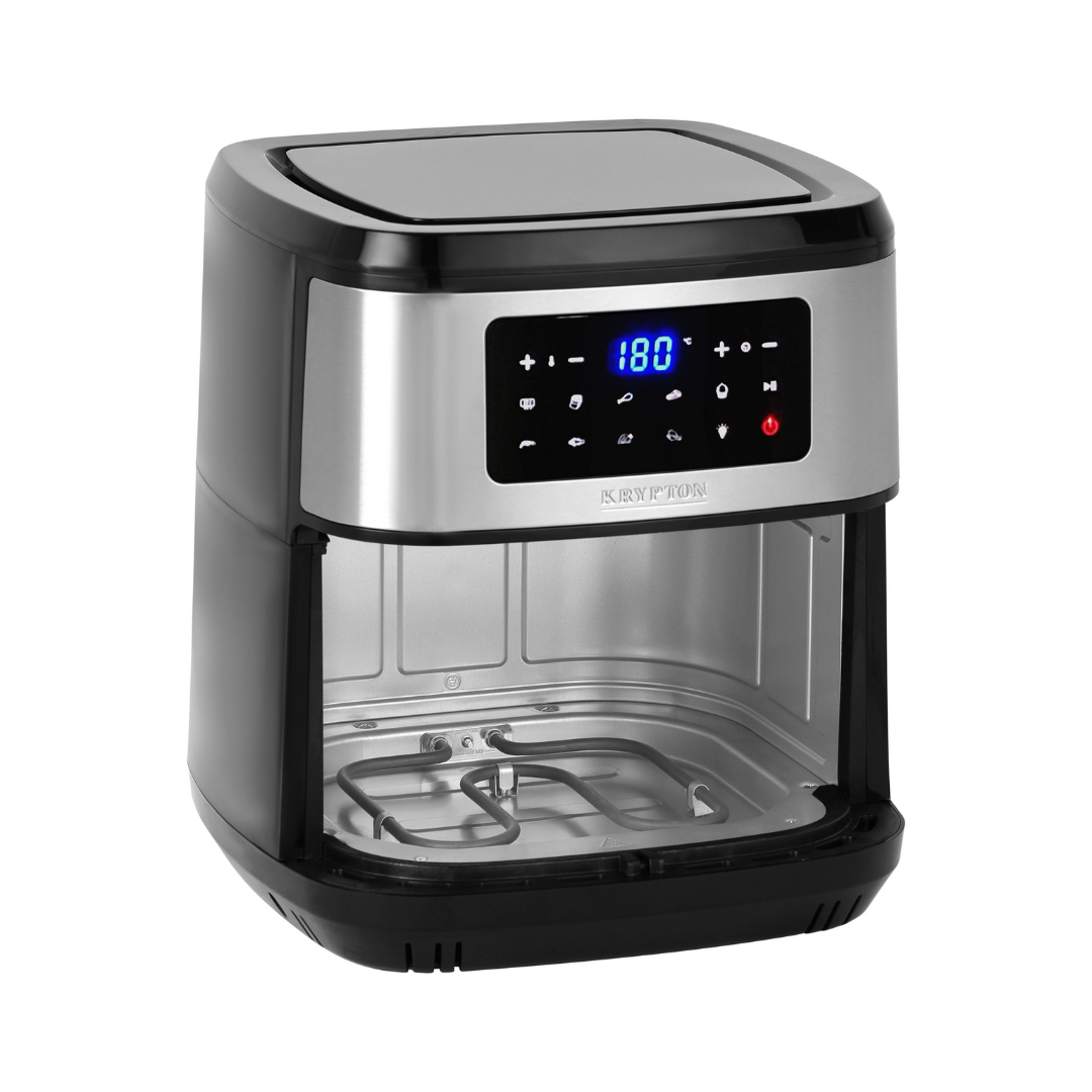 Krypton double-heating air fryer, control-panel detail