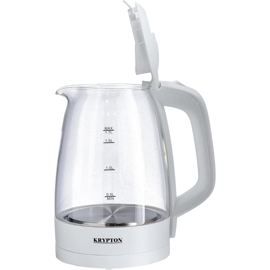 Krypton 1.7L glass kettle, alternate view