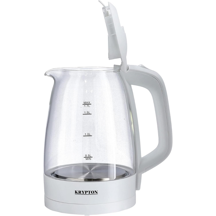 Krypton 1.7L glass kettle, alternate view