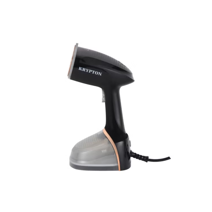 Krypton Handheld Garment Steamer 1500W with 380ml Water Tank, Black - Red Rhino
